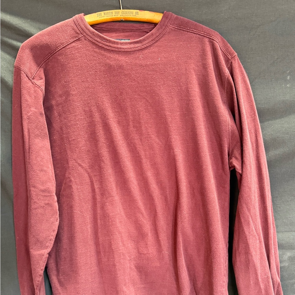 Sonoma Jean Company | Men's Burgundy Long Sleeve Pullover | Size Large